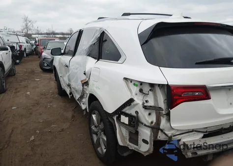 2016 Acura Mdx Advance Entertainment Packages/Advance Package z USA, uszkodzony, nr VIN 5FRYD4H98GB001473